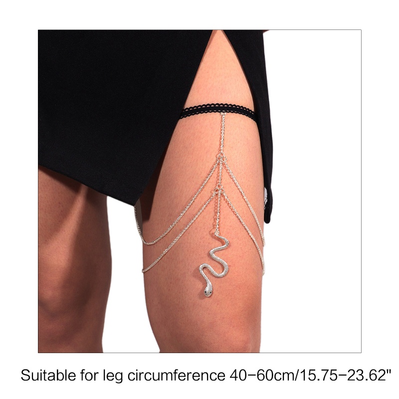 Dây Xích Đeo Chân Kèm Tua Rua Phong Cách Gothic Thời Trang Dự Tiệc Cho Nữ