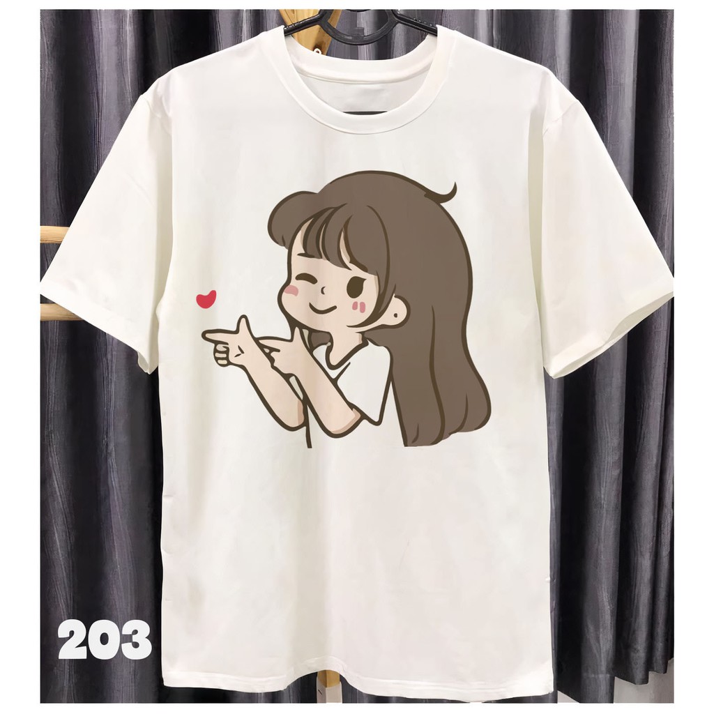 Áo Đôi Áo Cặp Nam Nữ Dễ Thương (Mã áo 200-209)