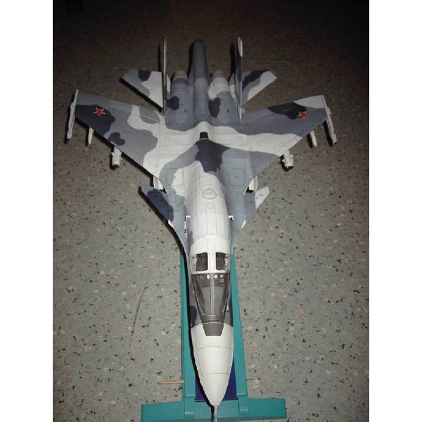 Bộ kit mô hình giấy 3D Máy bay Model Kartonowy - Fly Model 141 - Su-34