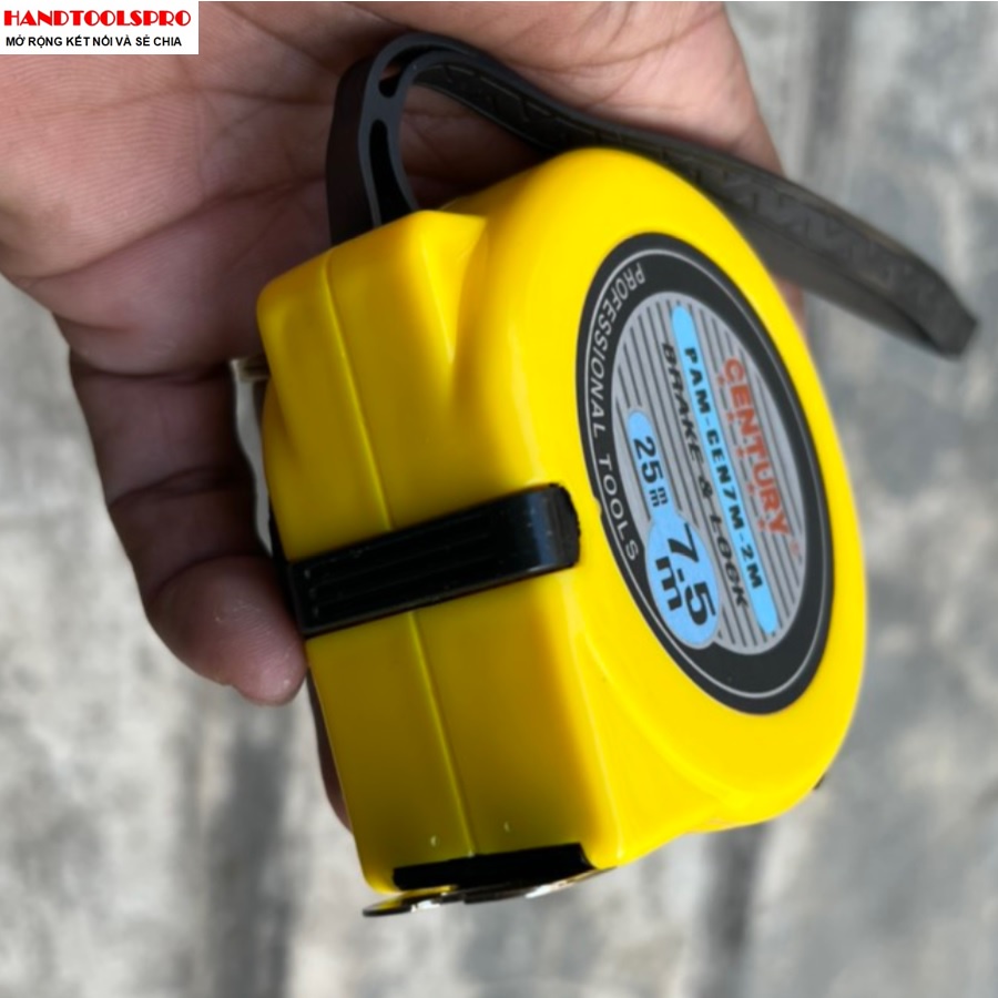 Thước cuộn in hai mặt  7.5m x25mm CENTURY PAM-CEN7M-2M PROFESSIONAL TOOL