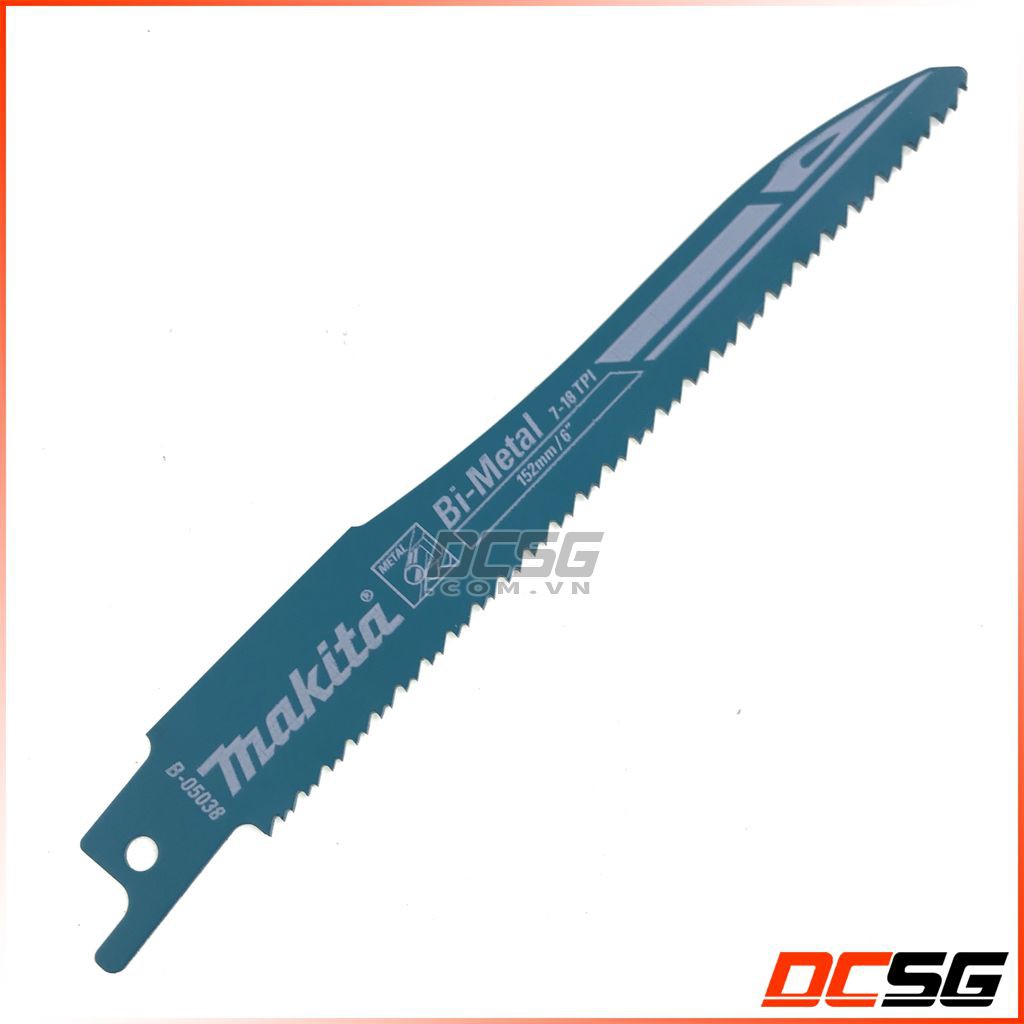 Lưỡi cưa kiếm cắt nhanh kim loại Makita B-05038 (01 lưỡi)| DCSG
