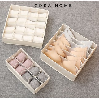 Hộp vải đựng đồ lót, tất vớ làm gọn tủ quần áo GosaHome