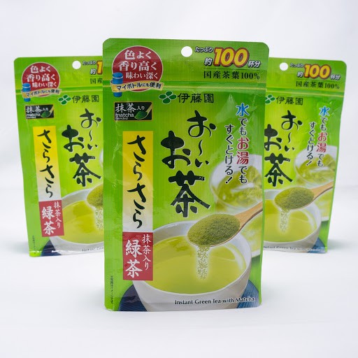 Bột Trà Xanh Matcha Nguyên Chất Itoen Nhật Bản 80g (Instant Greentea with Matcha )