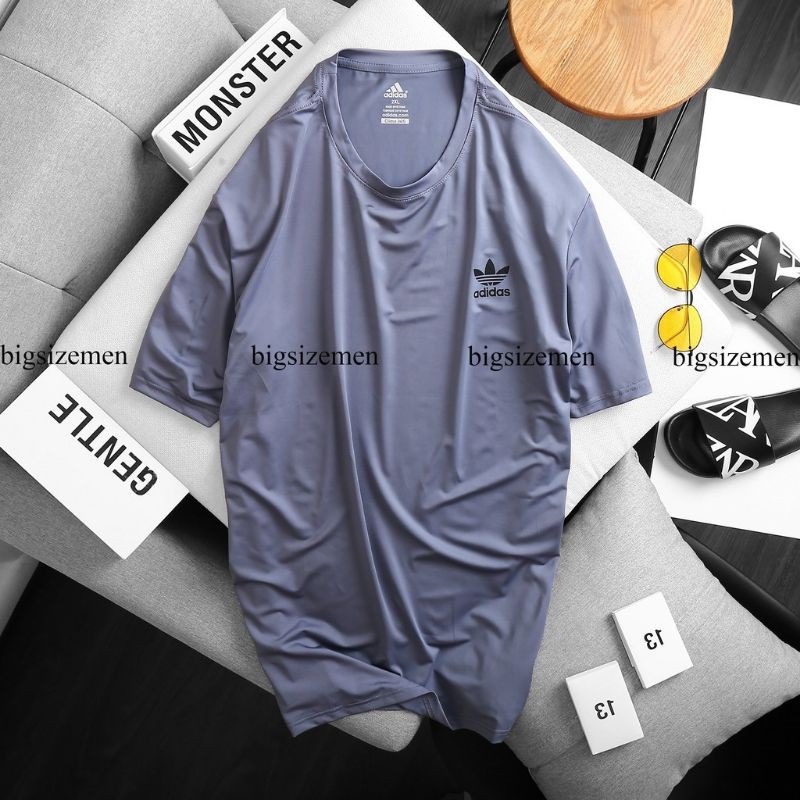 Áo thun lạnh thể thao nam big size ngắn tay không cổ