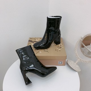 H boot gót vát 9p mijili da bóng mềm êm fullbox cao cấp
