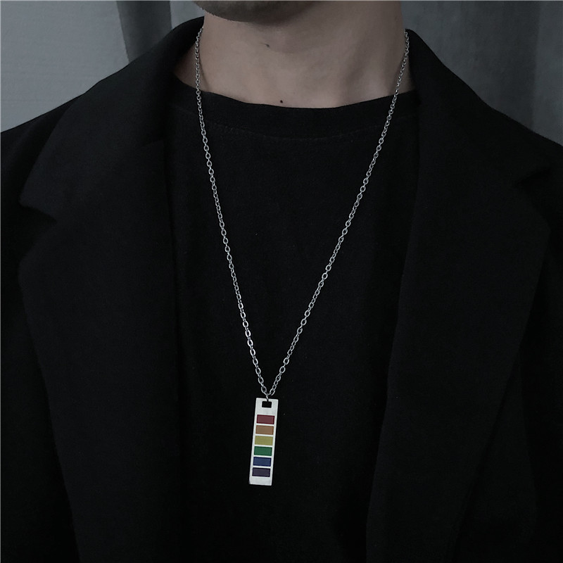 Dây chuyền mặt máy chơi game cầm tay phong cách hip hop đường phố cho cặp đôi 22279