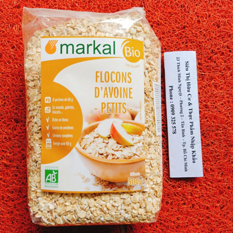 Yến mạch hữu cơ cán mỏng Markal