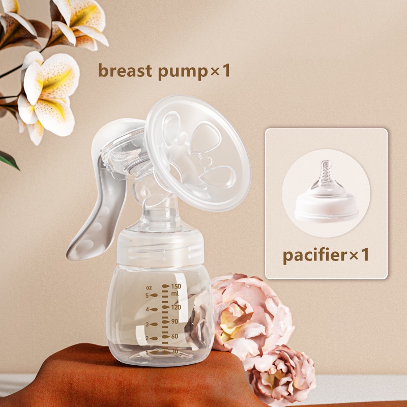 Máy Hút Sữa Cầm Tay, Bình Vắt Sữa Cho Bé，Dụng Cụ Hút Sữa Mẹ Bằng Silicone Tiêu Chuẩn Tiện Dụng