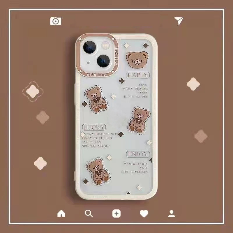 Ốp Điện Thoại Tpu Mềm Chống Sốc In Hình Gấu Cho Huawei Nova 3i Nova5T Nova7i Y7A Y7 Pro Y9S Y9 Prime 2019 P20 Lite P30