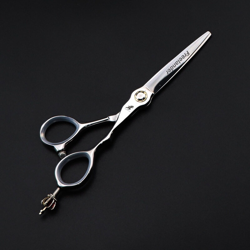 Kéo Cắt Tóc Thẳng 6.0 Inch Hình Vương Miện Cho Thợ Cắt Tóc