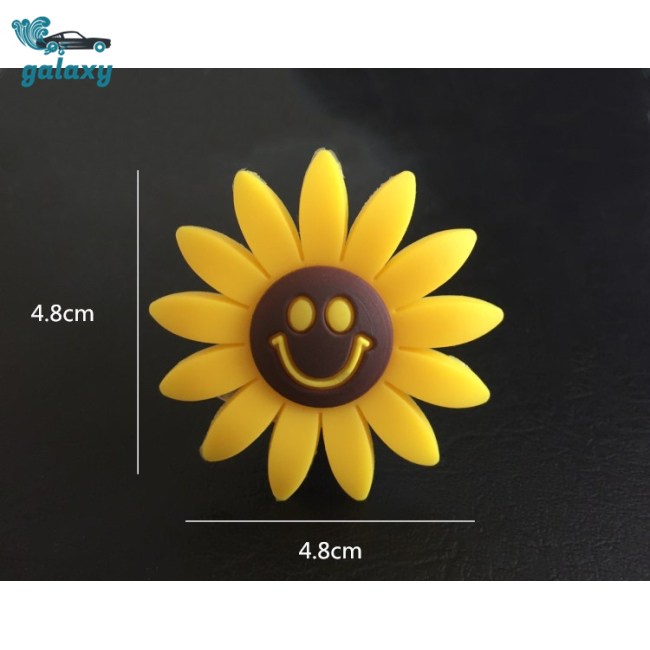 Galaxy Kẹp Khuếch Tán Nước Hoa Hình Hoa Hướng Dương Cho Xe Hơi