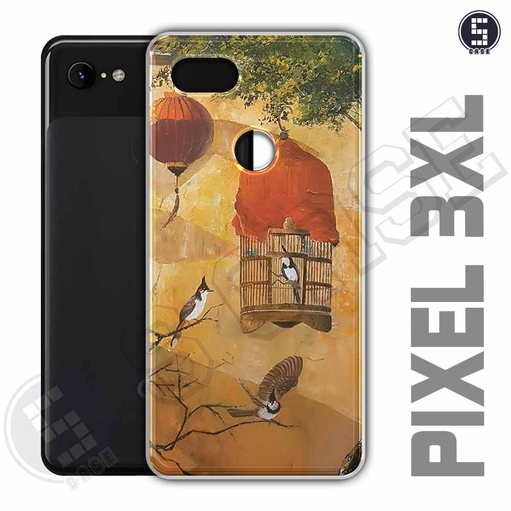 Ốp điện thoại Google Pixel 3XL Dẻo Chống Shock Nhiều Mẫu Tuyển Tập 11 Phố Cổ Sơn Dầu A602-CL11