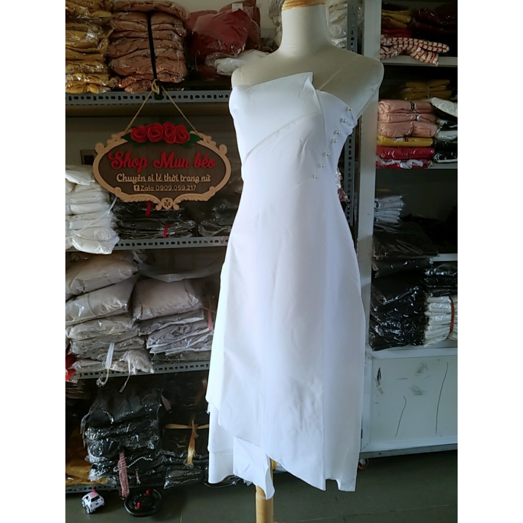 (VIDEO+HÌNH THẬT) Váy Đầm Lengleng Dress Chất Lụa Tuyết Sang Trọng | BigBuy360 - bigbuy360.vn