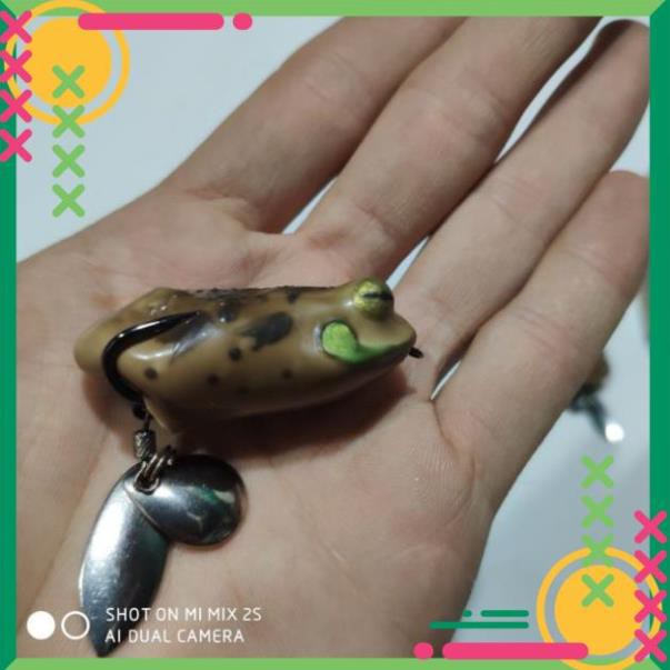 [SALE]  FROG TOON mồi  giả   V4   8g  chuyên câu  cá  lóc   câu  lure  hàng  thái lan