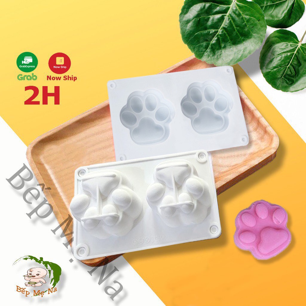 Khuôn silicon làm pudding móng vuốt, thỏ heo, cup cake, thạch rau câu cho bé