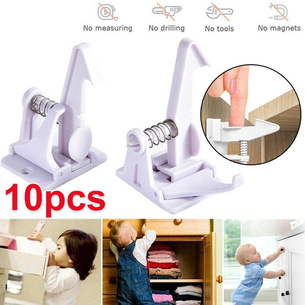 Khóa Cửa Tủ An Toàn Bằng Nhựa Cho Bé