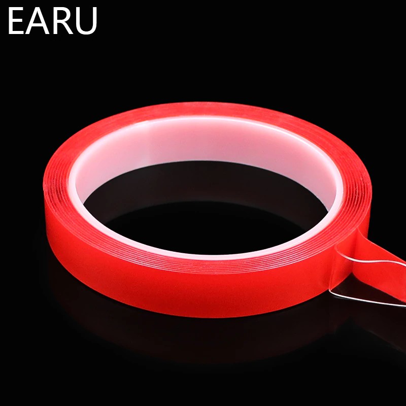 Băng keo 2 mặt chất liệu silicone trong suốt 3m