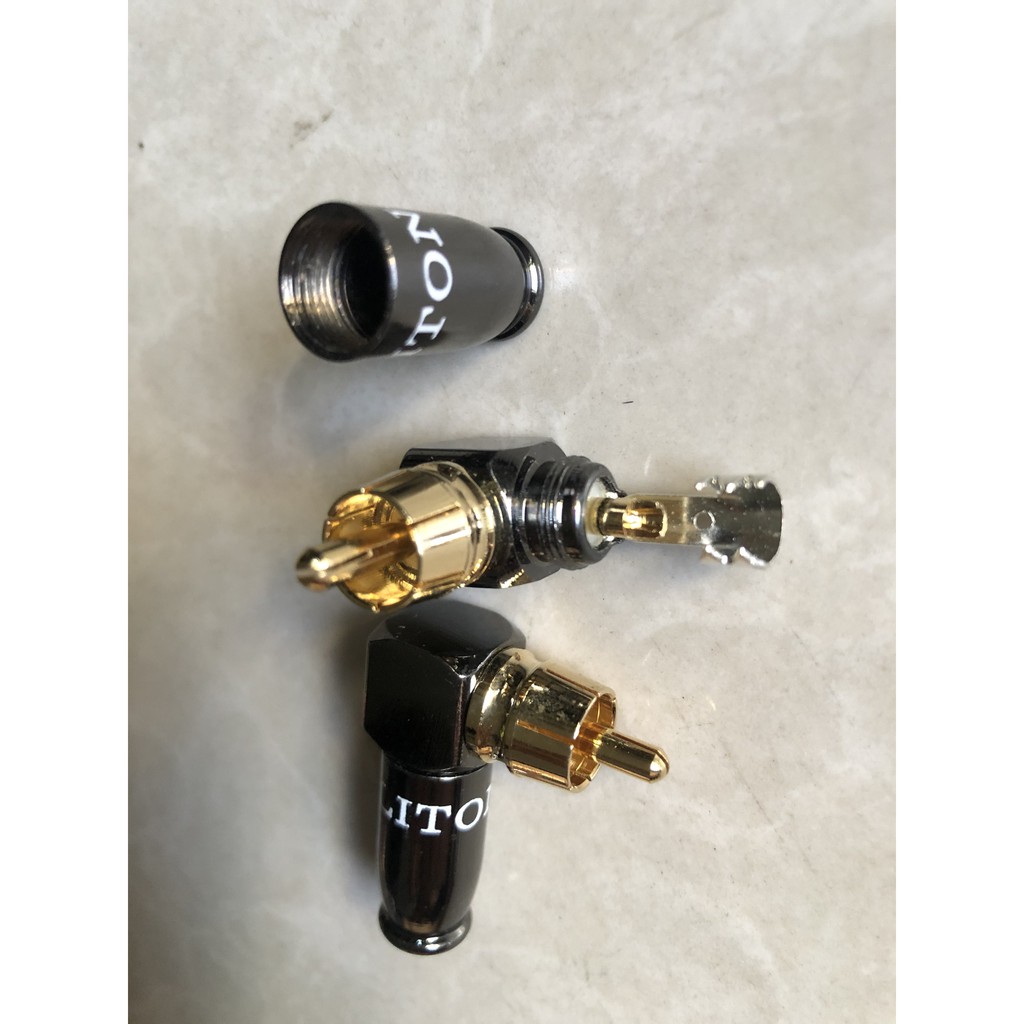 Đầu hàn jack cắm AV/RCA - Mạ Niken chất lượng cao