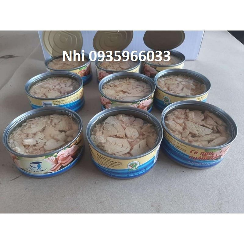 Cá ngừ ngâm dầu Skipjack/ Yellowfin Tuna chunk (miếng) 160gr/ lon