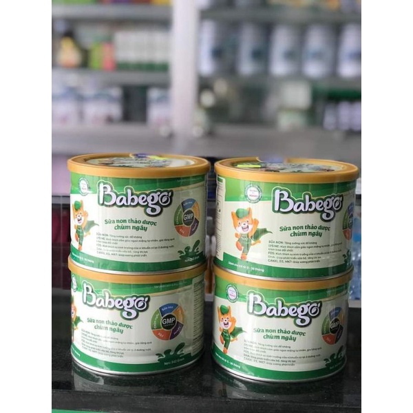 Sữa non thảo dược chùm ngây tăng cân Babego 342gram