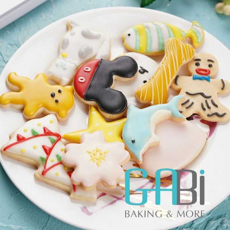 Khuôn nhấn bánh quy cookie/bánh dứa nhiều mẫu