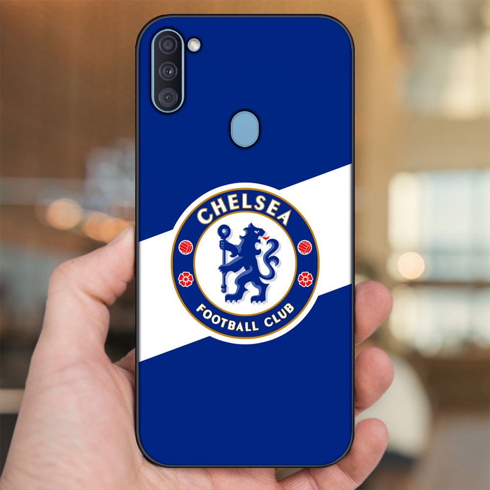 Ốp lưng Samsung A11, M11 viền đen in hình Chelsea FC