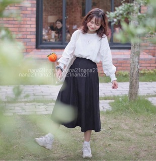 Sơ mi cổ ren tay bèo