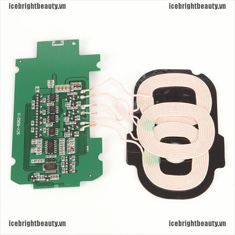 Bộ Sạc Không Dây Qi 5V / 2A 3 Lõi Chất Lượng Cao