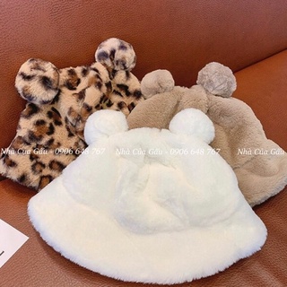 Nón len cục bông mẫu mới cực cute ( Ảnh thật )
