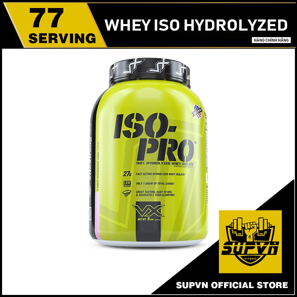 Iso Pro   - Whey Hydrolyzed Isolate VitaXtrong Sữa Tăng Cơ 2.4kg