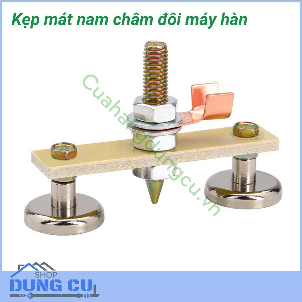 Kẹp mát nam châm đôi máy hàn