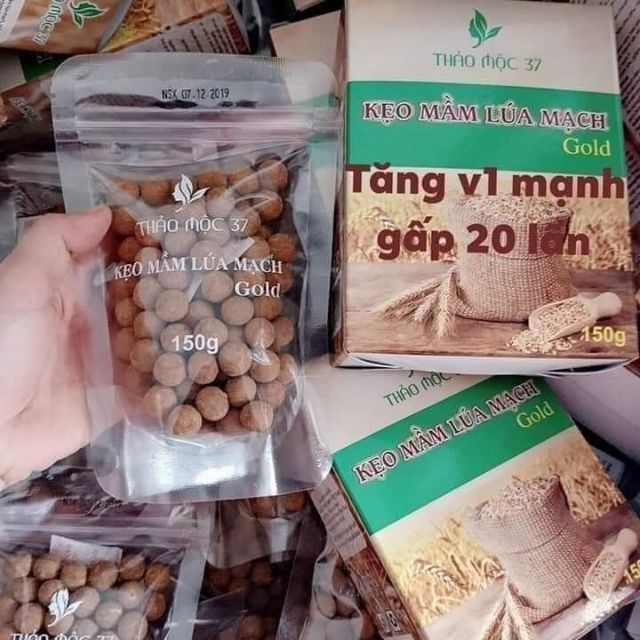 [Free Ship] 5 hộp Kẹo Mầm Sâm Tố Nữ Plus X2 Thảo Mộc 37