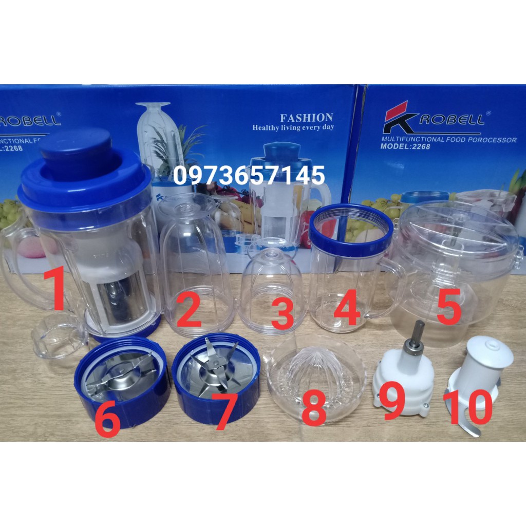 Phụ kiện máy xay đa năng Krobell - Gia dụng giá rẻ Nam Định