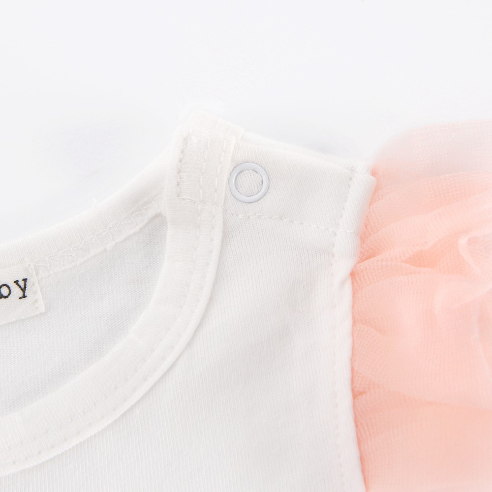 Bộ đồ liền thân Sanlutoz in hoa dễ thương dành cho bé gái