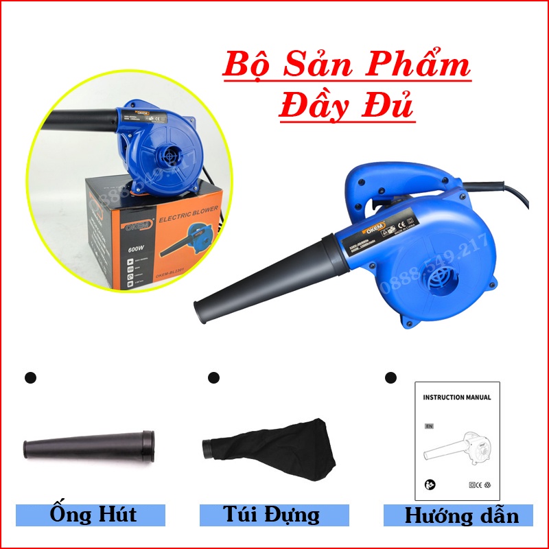 Máy hút bụi thổi bụi đa năng 2 chiều cầm tay công xuất lớn