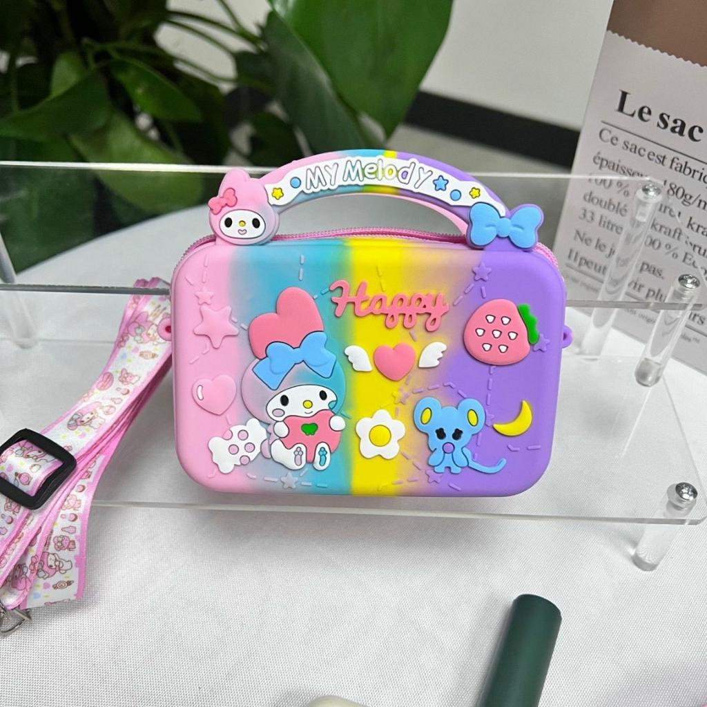 Túi Đeo Chéo Cho Bé Silicon họa tiết hoạt hình