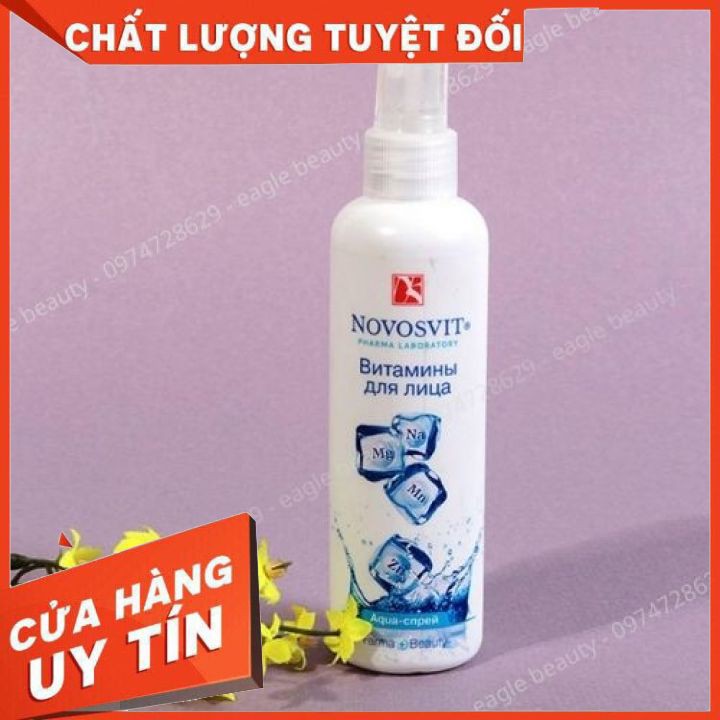 Xịt khoáng NOVOSVIT nga Cấp ẩm sâu 100% chính hãng dưỡng ẩm sâu cứu tinh làn da