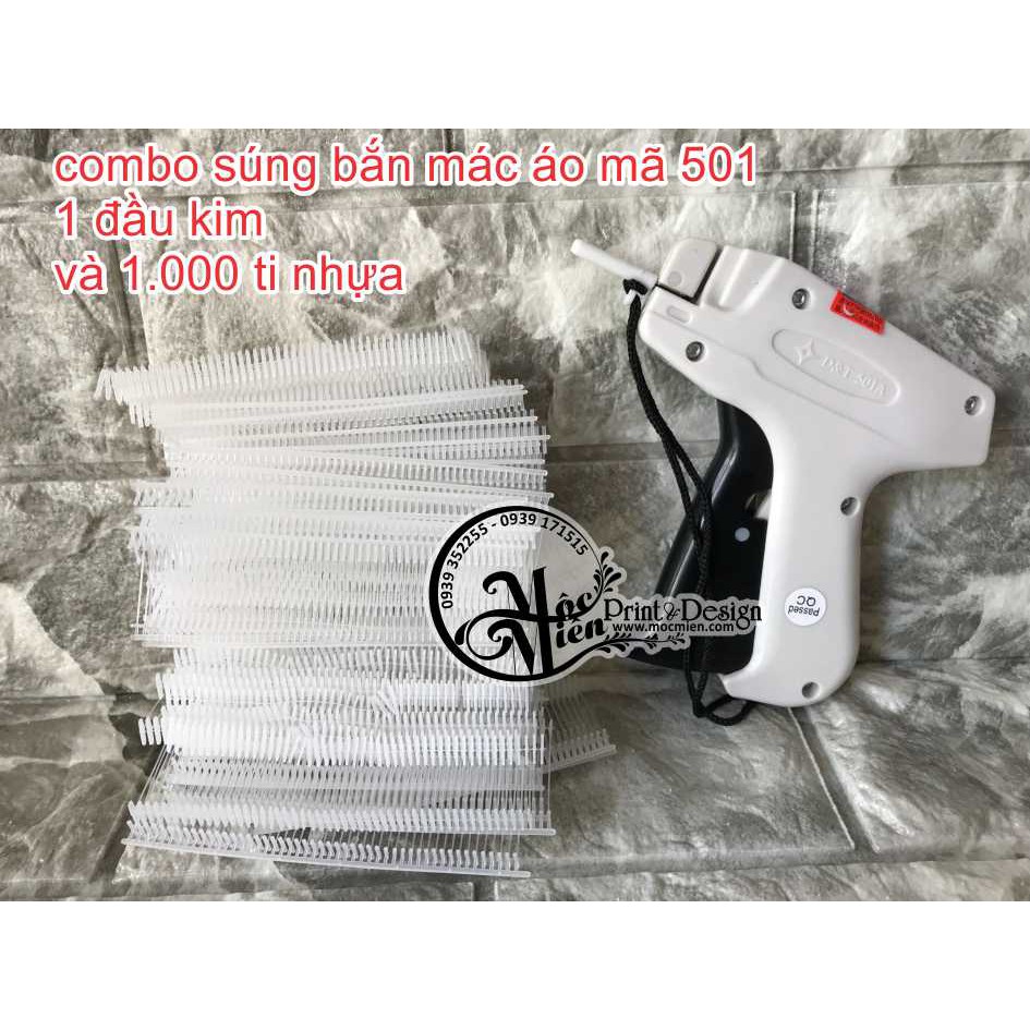 Combo máy bắn mác + 1000 ti nhựa