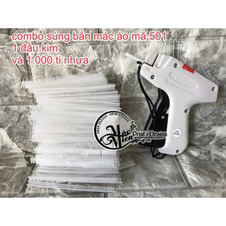 Combo máy bắn mác + 1000 ti nhựa