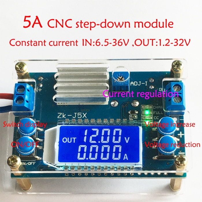 Mô Đun Điều Chỉnh Điện Áp DC DC CV 1.2-32V 5A
