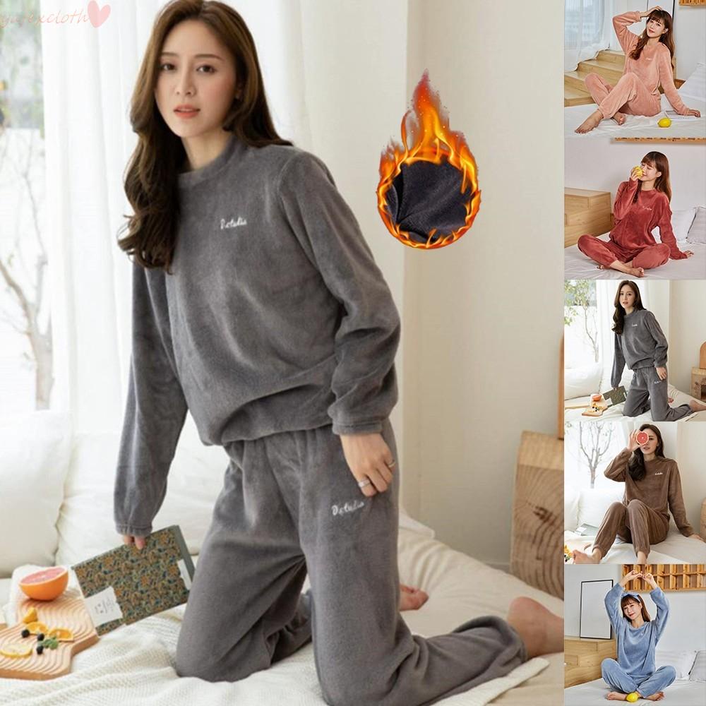 Bộ đồ ngủ vải flannel thời trang mùa đông cho nữ
 | BigBuy360 - bigbuy360.vn