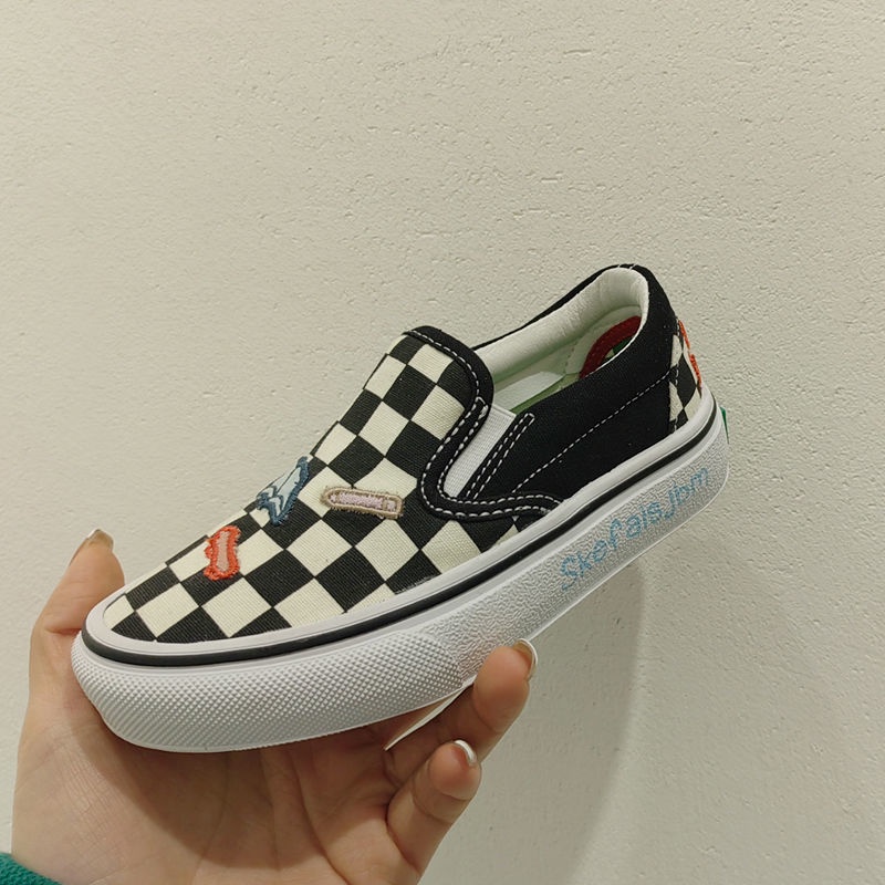 Giày Lười Vải Canvas Mềm Mại Phong Cách Hàn Quốc Thời Trang Xuân Hè Cho Bé