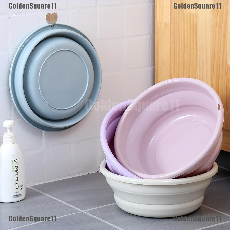 Chậu Rửa Chân Bằng Silicone Có Thể Gấp Gọn Tiện Lợi Dành Cho Cắm Trại