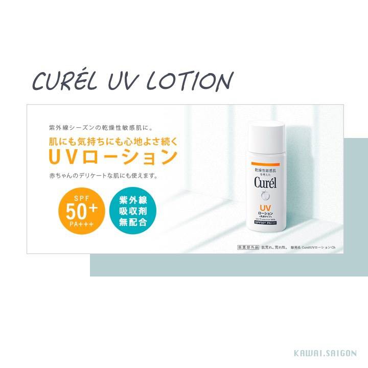 Kem Chống Nắng Curel Dạng Milk SPF 30