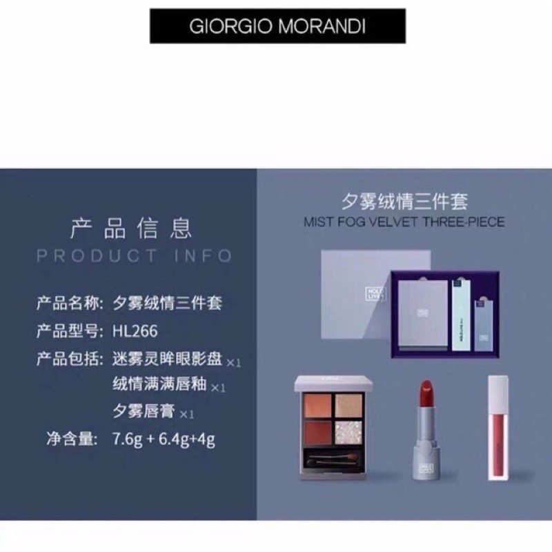 Set Trang Điểm 3 Món Hold Live: Phấn Mắt Và 2 Cây Son | BigBuy360 - bigbuy360.vn