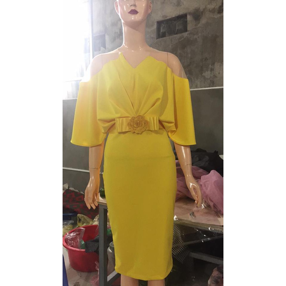 váy cao cấp thời trang 3 màu đen, đỏ và vàng | BigBuy360 - bigbuy360.vn