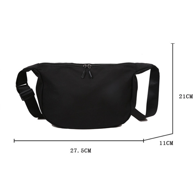 Túi đeo chéo nữ thời trang vải Poly chống nước dáng thuyền phong cách Ulzzang đi chơi chụp ảnh cá tính