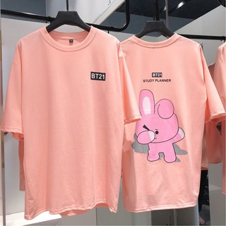 Áo Thun Tay Lỡ BUNNY BT21 Unisex