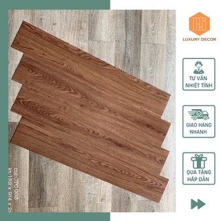 Miếng Dán Sàn Vân Gỗ Nhựa PVC Giả Gỗ Nhám Chống Trơn Trượt Dày 2mm