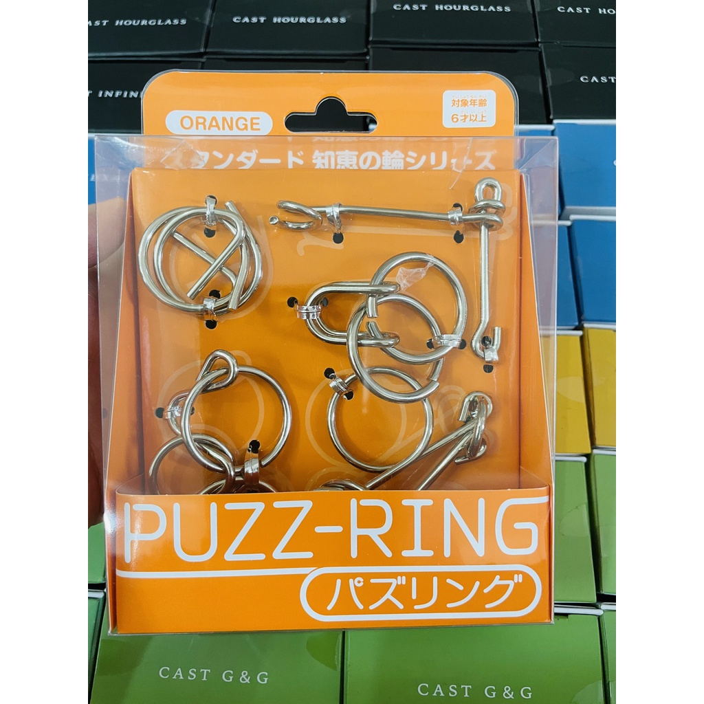 Bộ đồ chơi giải đố puzz ring Hanayama - bộ 5 món